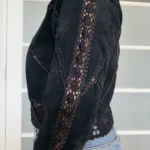Thumbnail for Haut en cuir Vintage - Marie Clair taille M noir