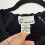 Thumbnail for Haut en cuir Vintage - Marie Clair taille M noir