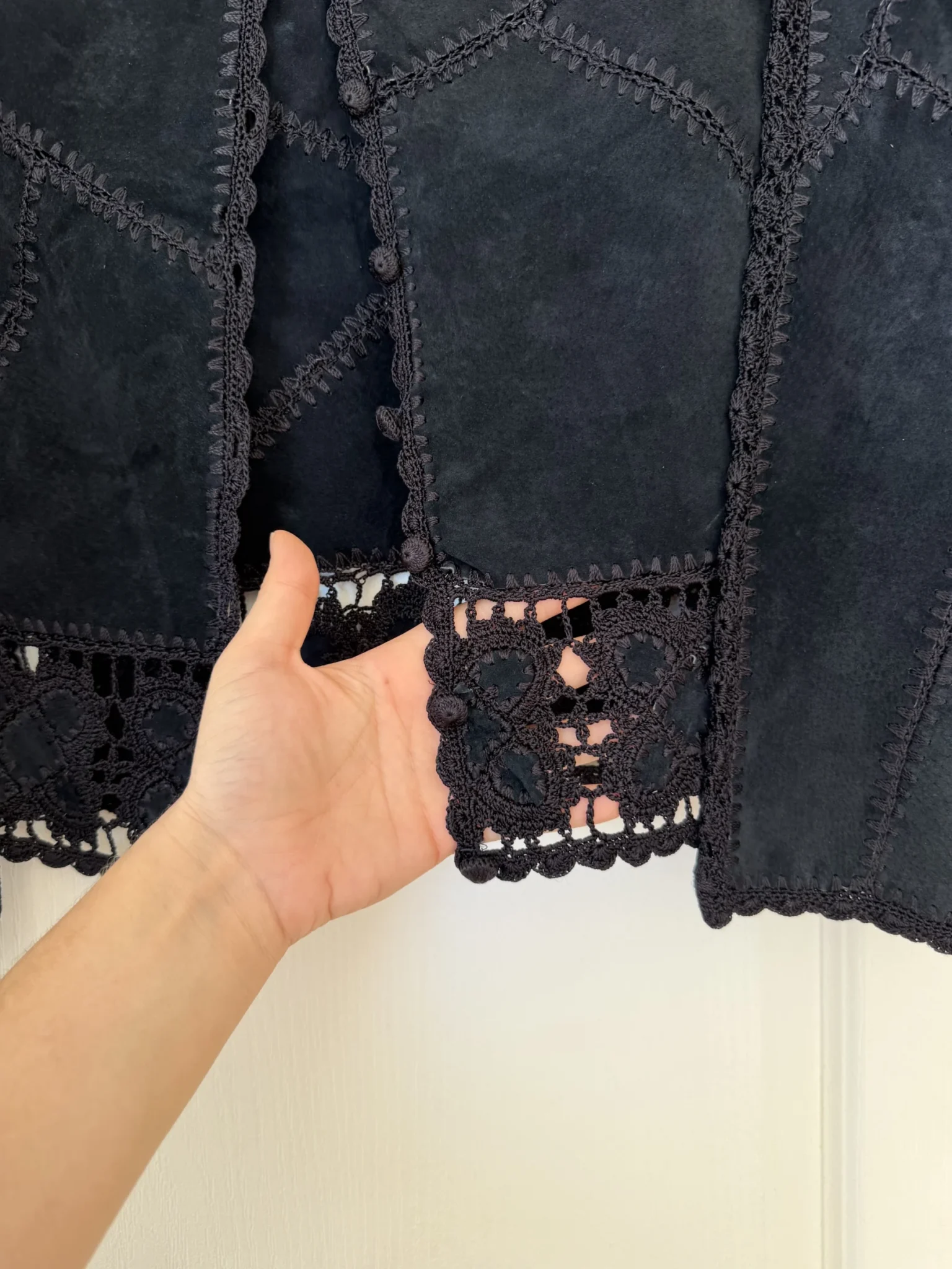 Image for Haut en cuir Vintage - Marie Clair taille M noir