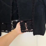 Thumbnail for Haut en cuir Vintage - Marie Clair taille M noir