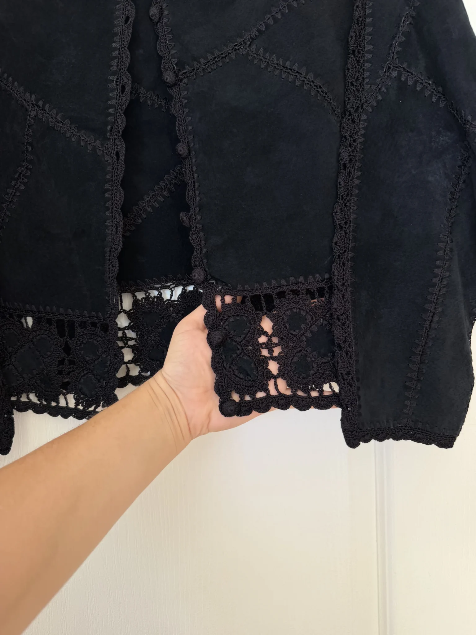 Image for Haut en cuir Vintage - Marie Clair taille M noir
