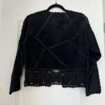 Thumbnail for Haut en cuir Vintage - Marie Clair taille M noir