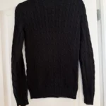 Thumbnail for Pull femme Ralph Lauren taille S noir logo violet