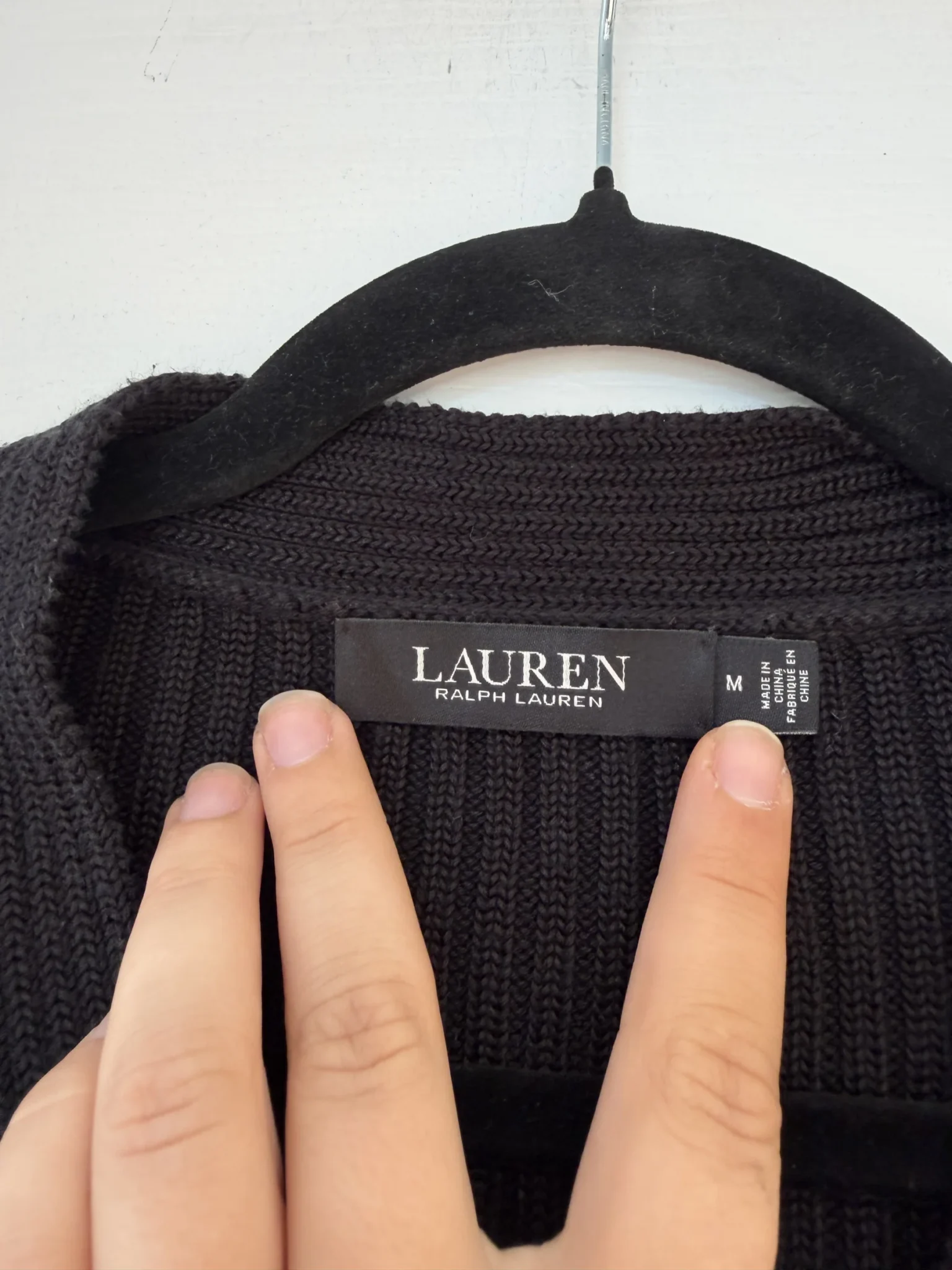 Image for Pull femme Ralph Lauren taille M noir