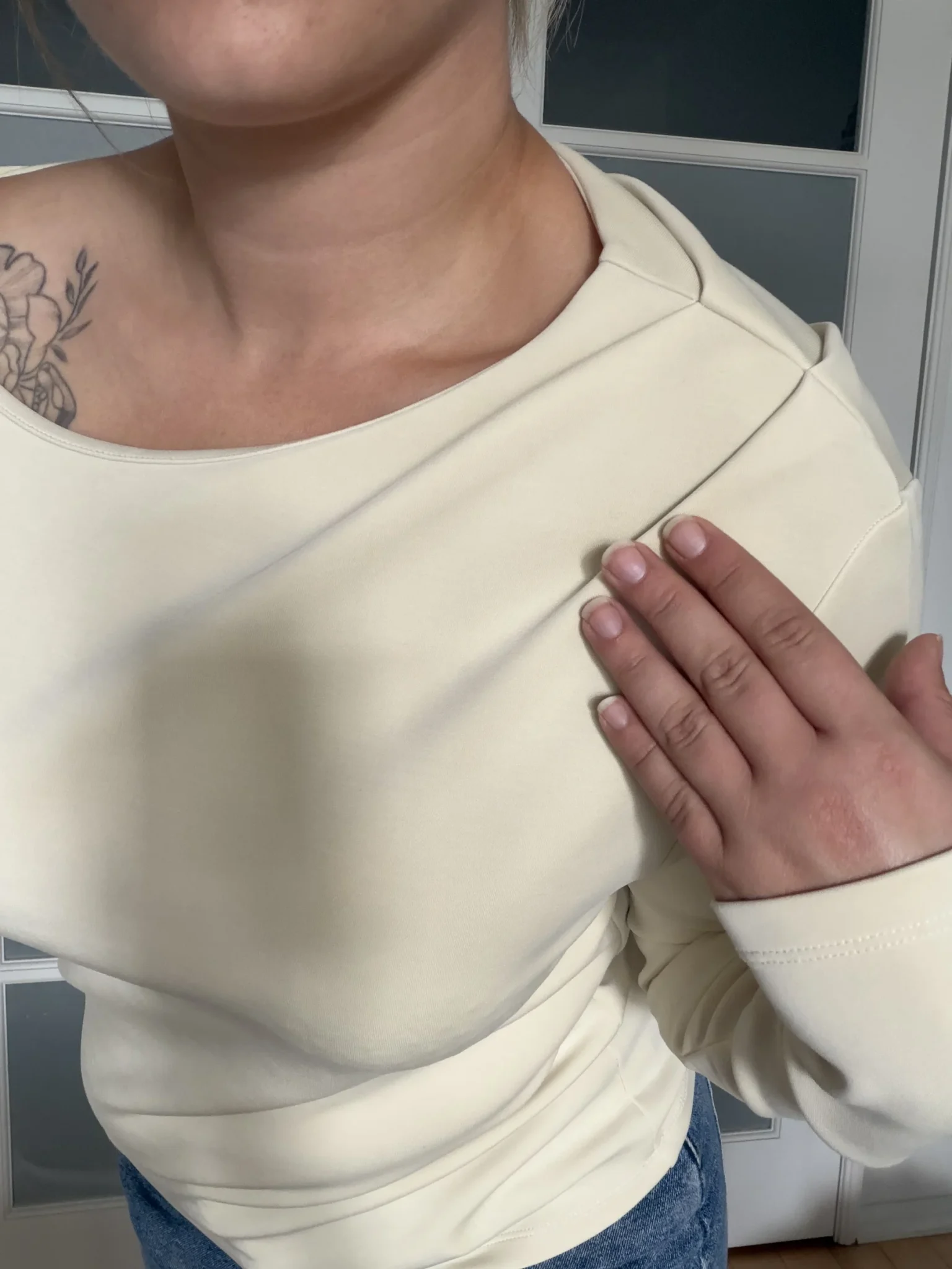 Image for Top Yaya Women taille M beige drapé