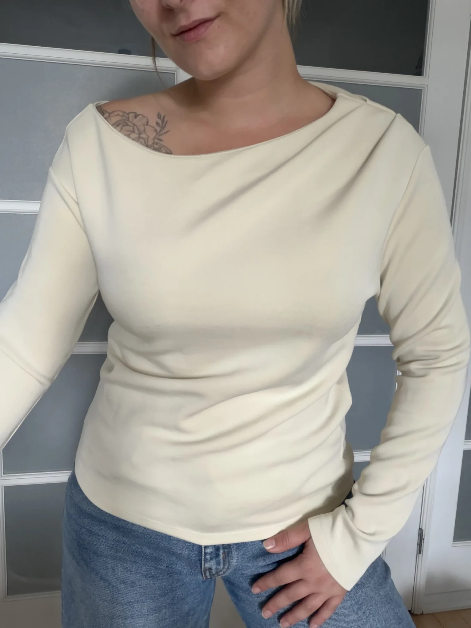 Image for Top Yaya Women taille M beige drapé