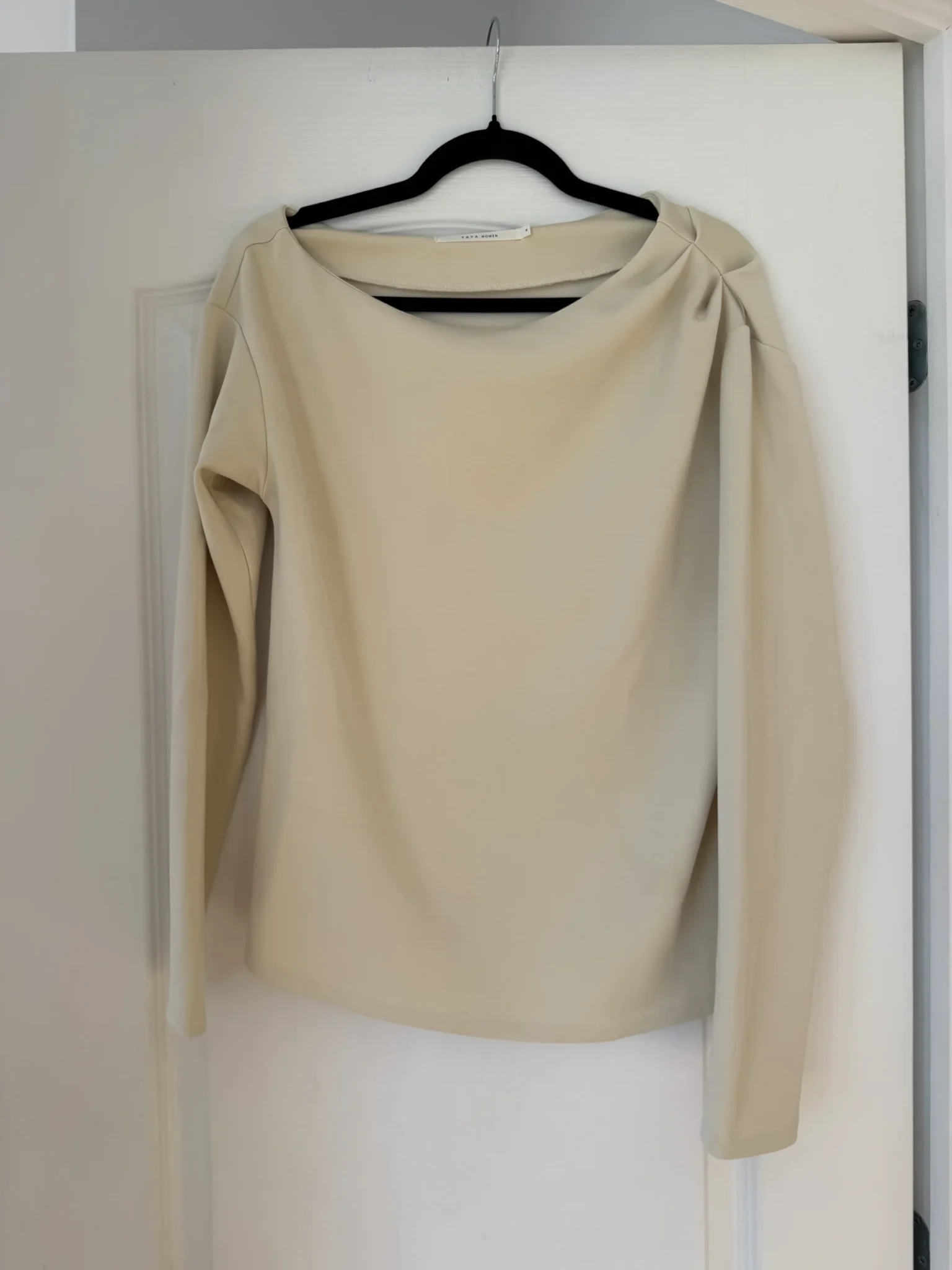 Image for Top Yaya Women taille M beige drapé