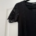 Thumbnail for Black lace twin-set dress, size S