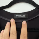 Thumbnail for Black lace twin-set dress, size S