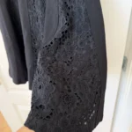 Thumbnail for Black lace twin-set dress, size S