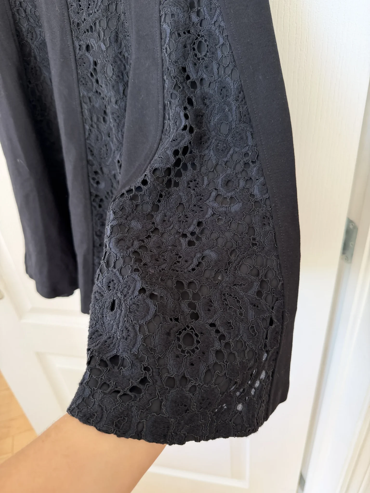 Image for Black lace twin-set dress, size S