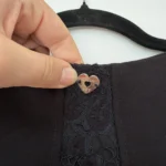 Thumbnail for Black lace twin-set dress, size S