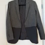 Featured thumbnail for The Kooples black and grey blazer, size 40 – L