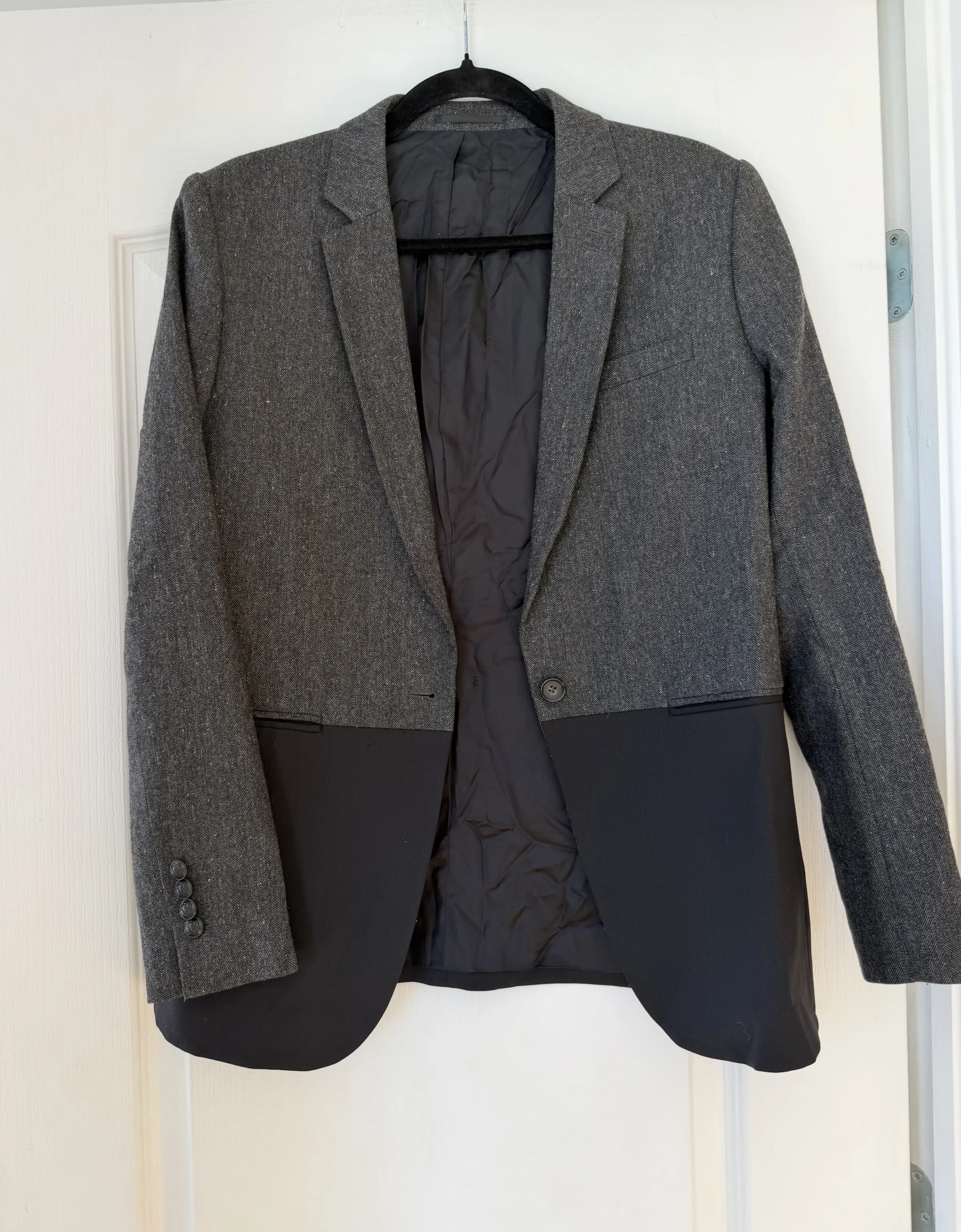 The Kooples black and grey blazer, size 40 – L The Kooples seconde main