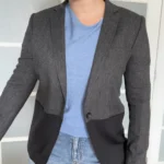 Thumbnail for The Kooples black and grey blazer, size 40 – L