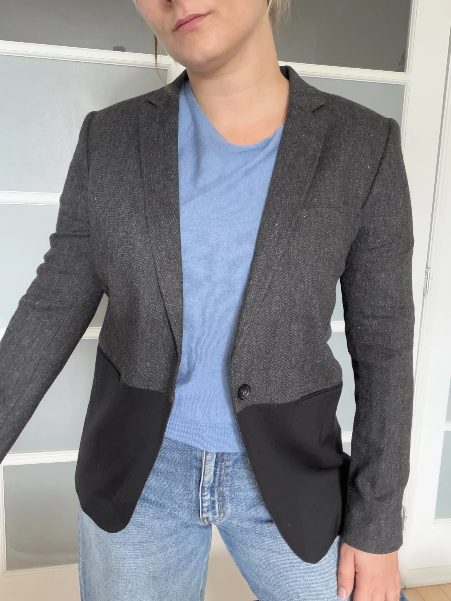 Image for The Kooples black and grey blazer, size 40 – L