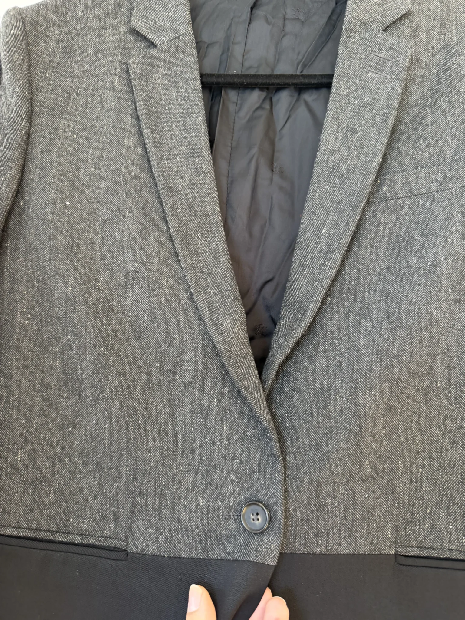Image for The Kooples black and grey blazer, size 40 – L