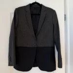 Thumbnail for The Kooples black and grey blazer, size 40 – L