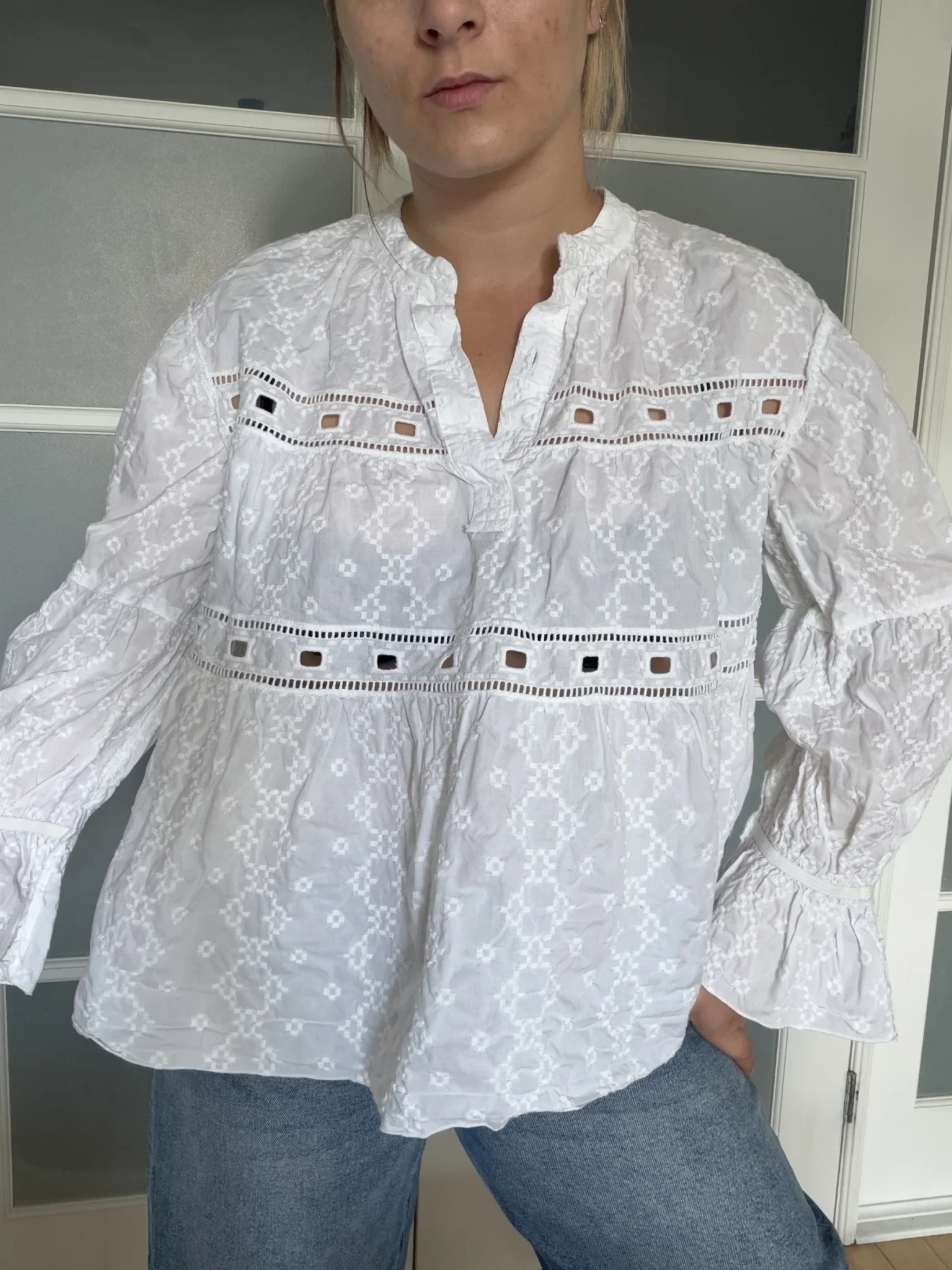 Image for See by Chloé blouse, size 42, white
