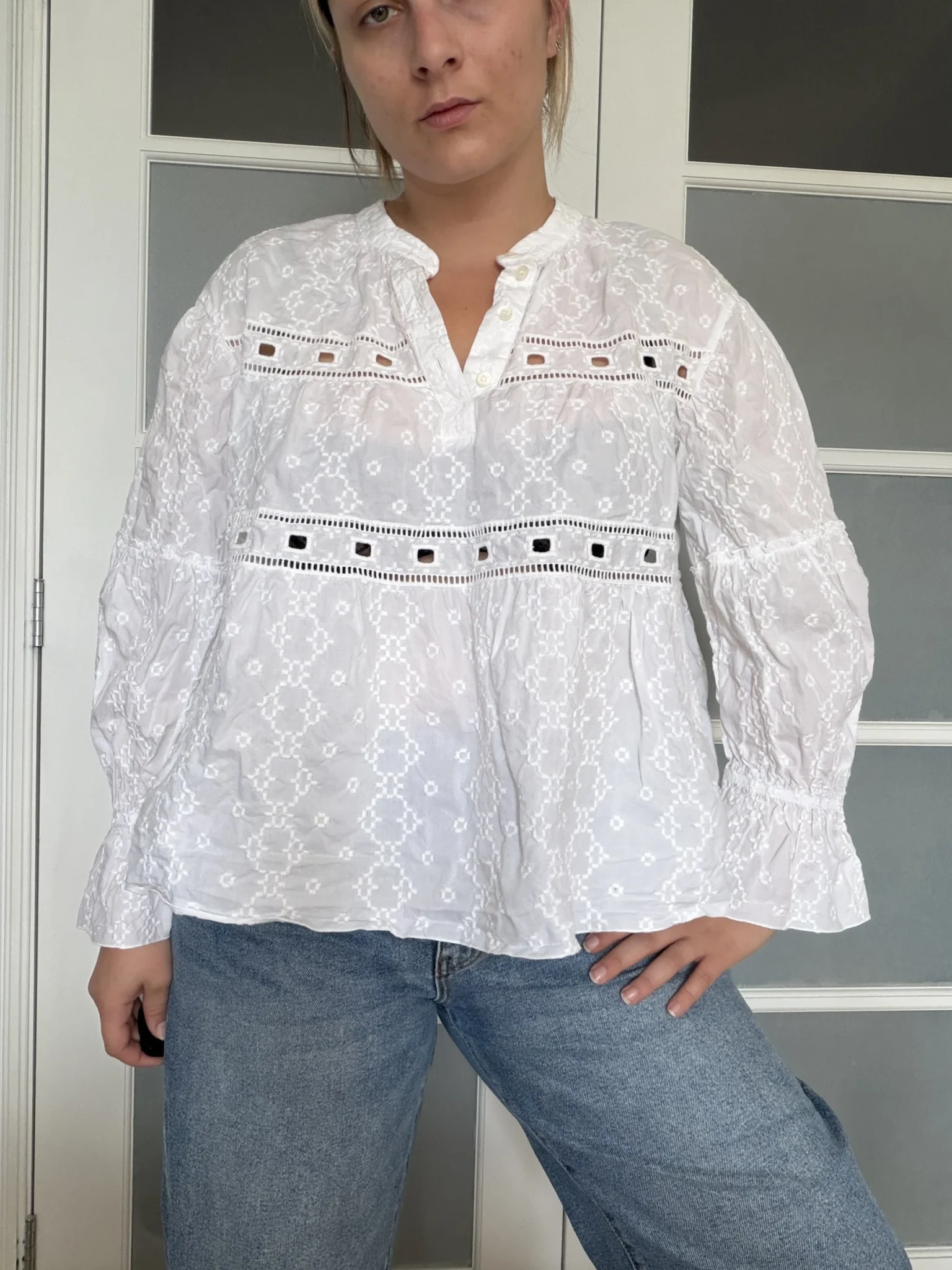 Image for See by Chloé blouse, size 42, white