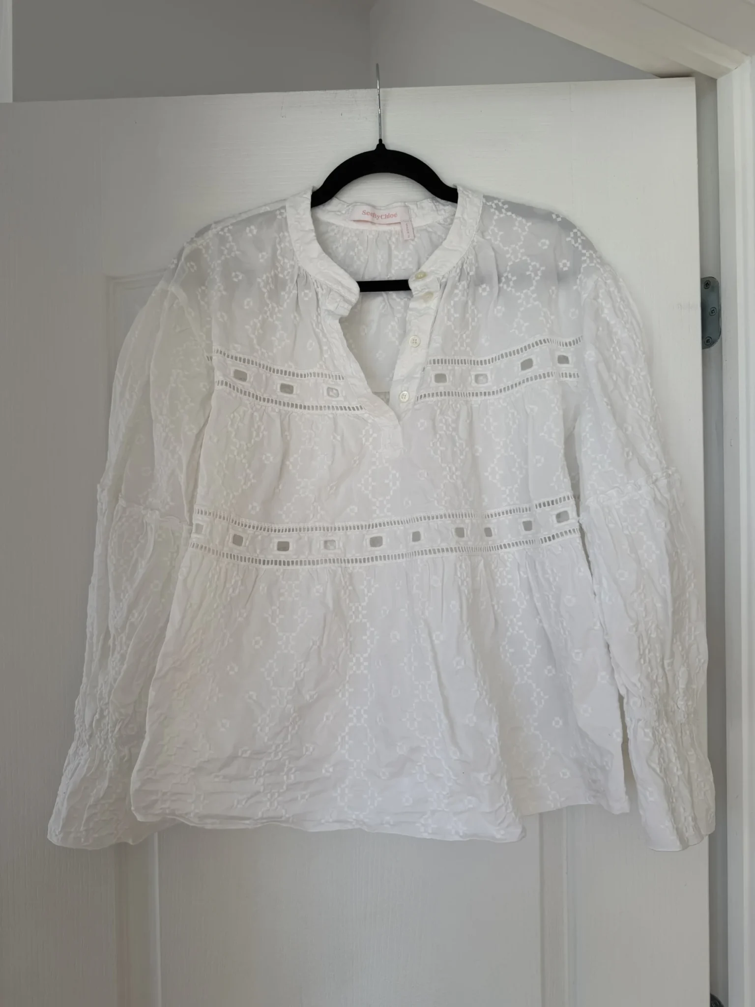 Image for See by Chloé blouse, size 42, white