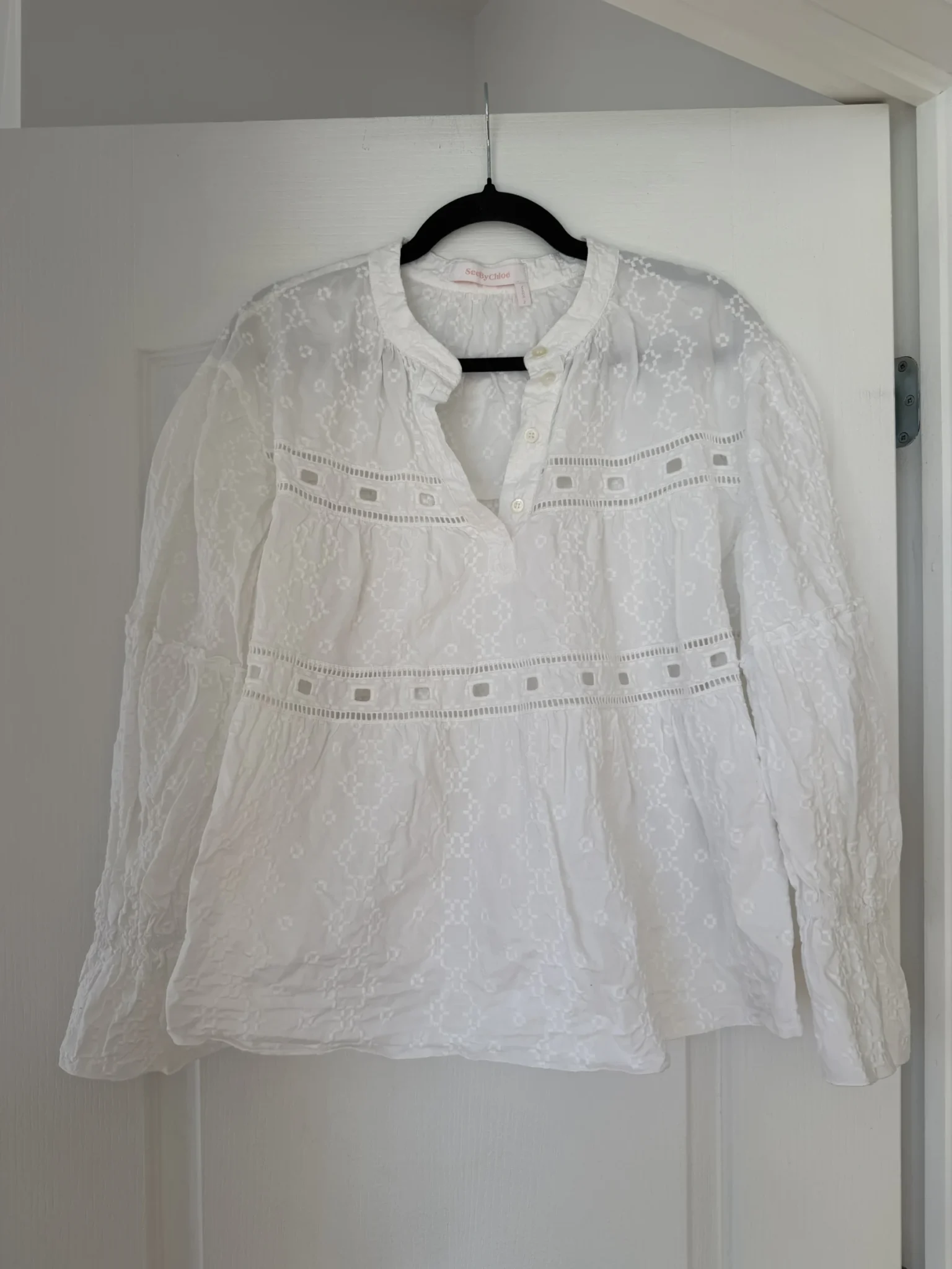 Image for See by Chloé blouse, size 42, white