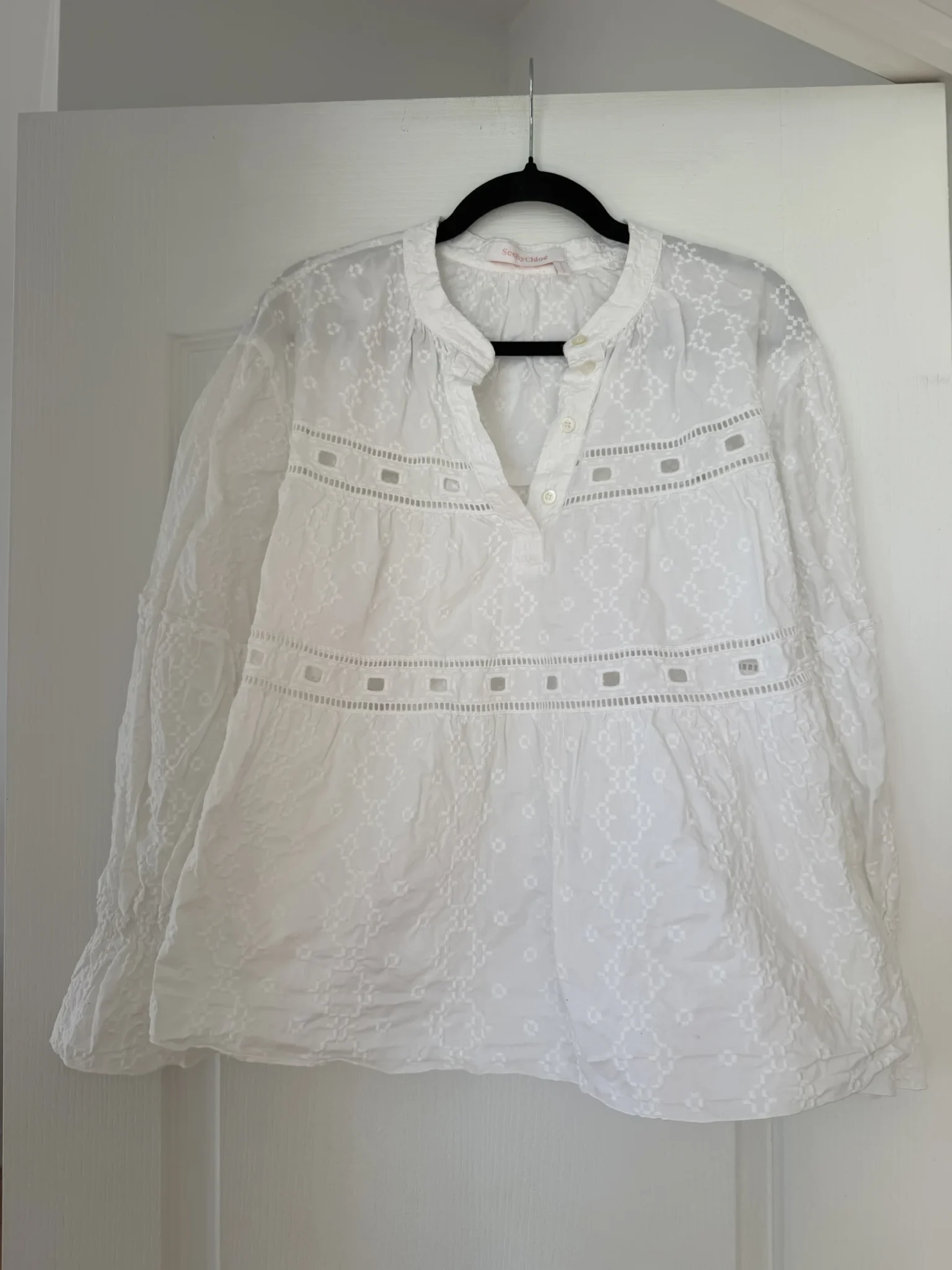 Image for See by Chloé blouse, size 42, white