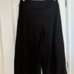 Thumbnail for Sarah Pacini black wide-leg trousers, size 4