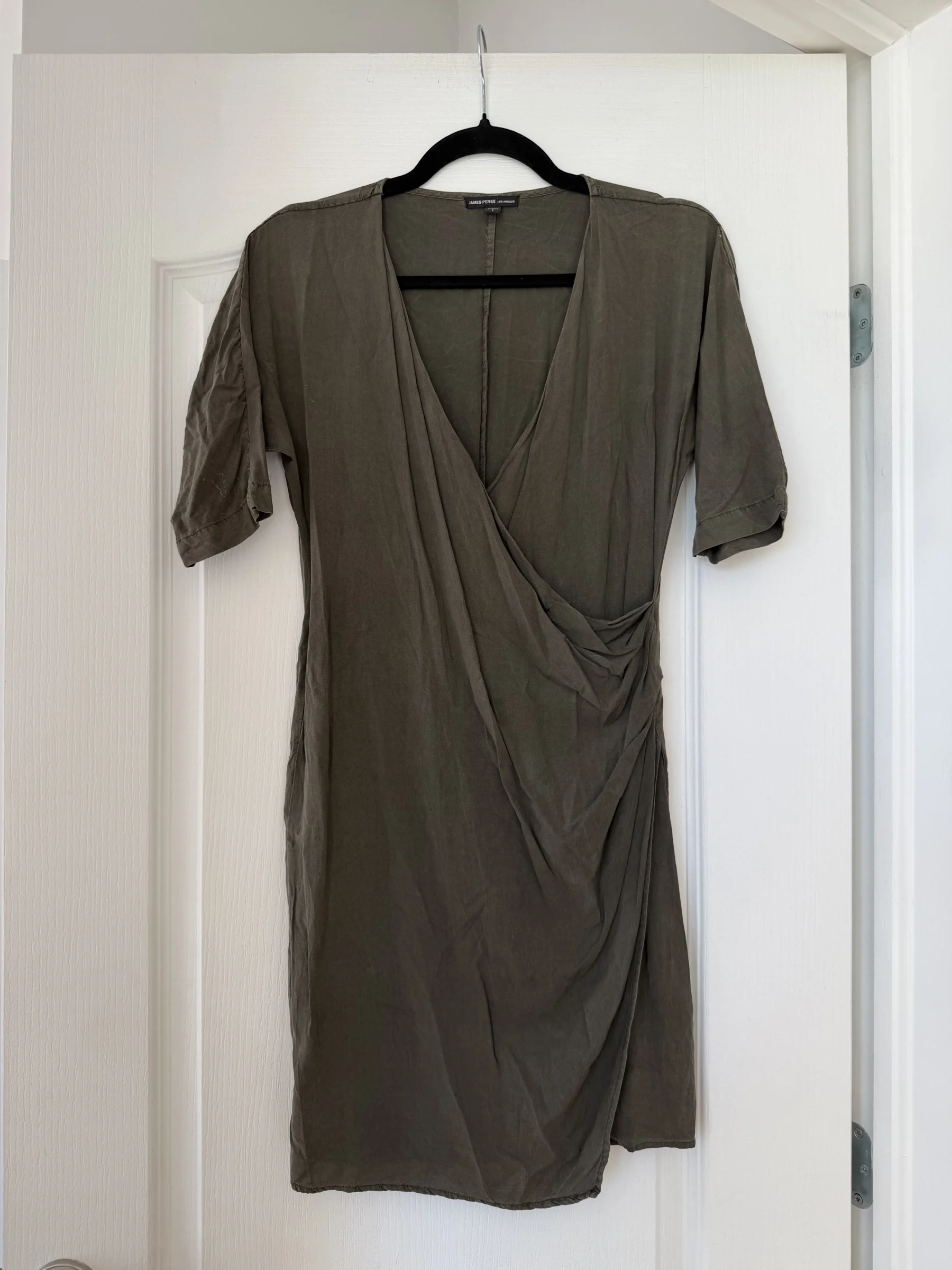 James Perse khaki-green dress, size 1 – S *Other seconde main