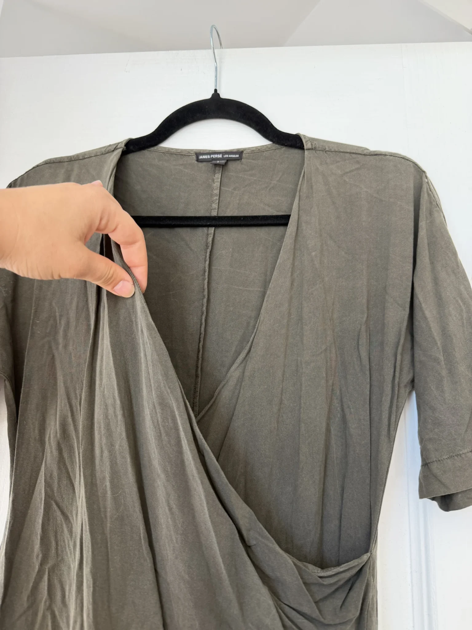 Image for James Perse khaki-green dress, size 1 – S