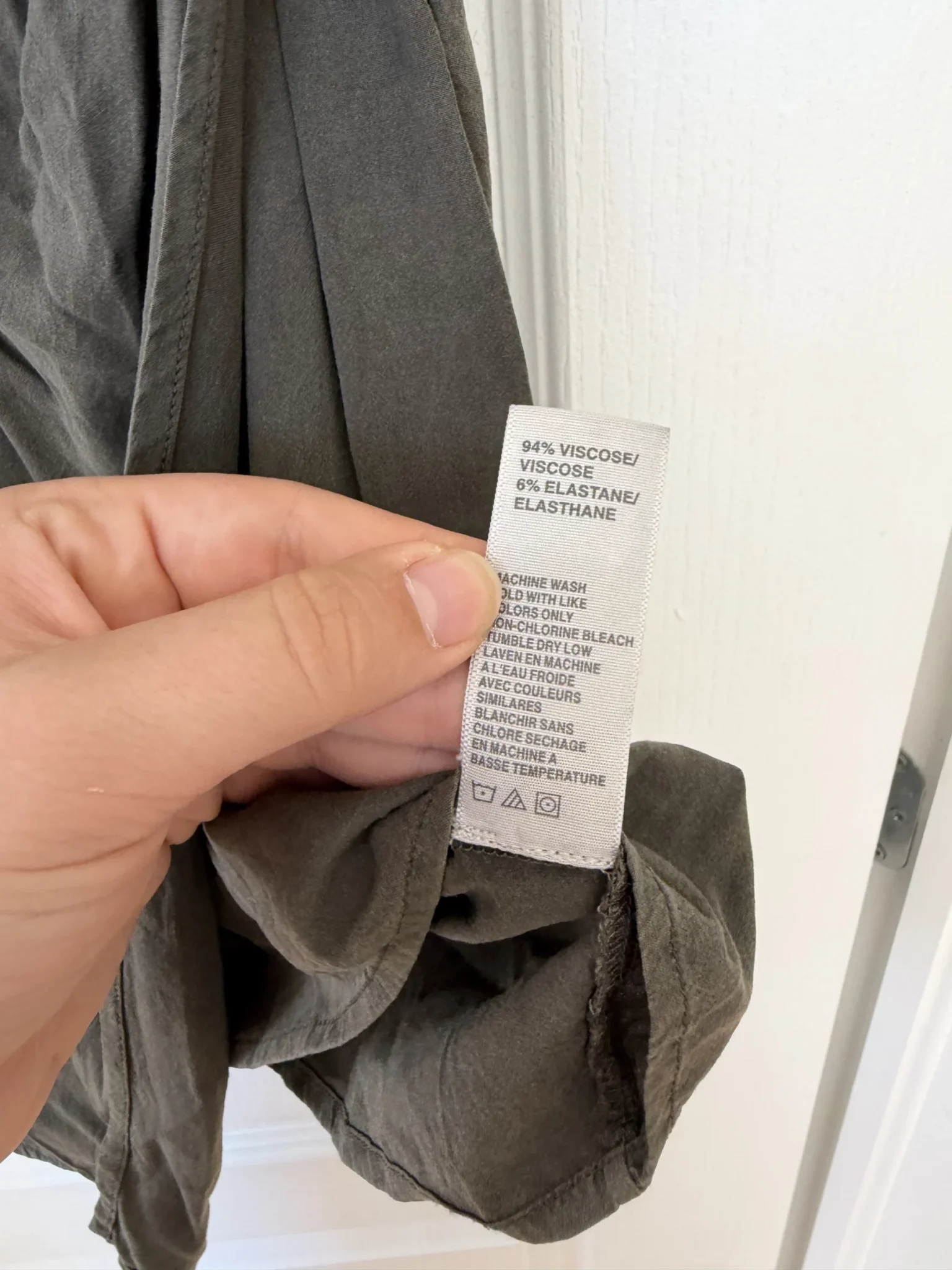 Image for James Perse khaki-green dress, size 1 – S