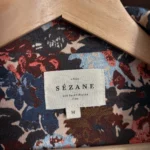 Thumbnail for Sézane floral jacket – Size M – Floral jacquard