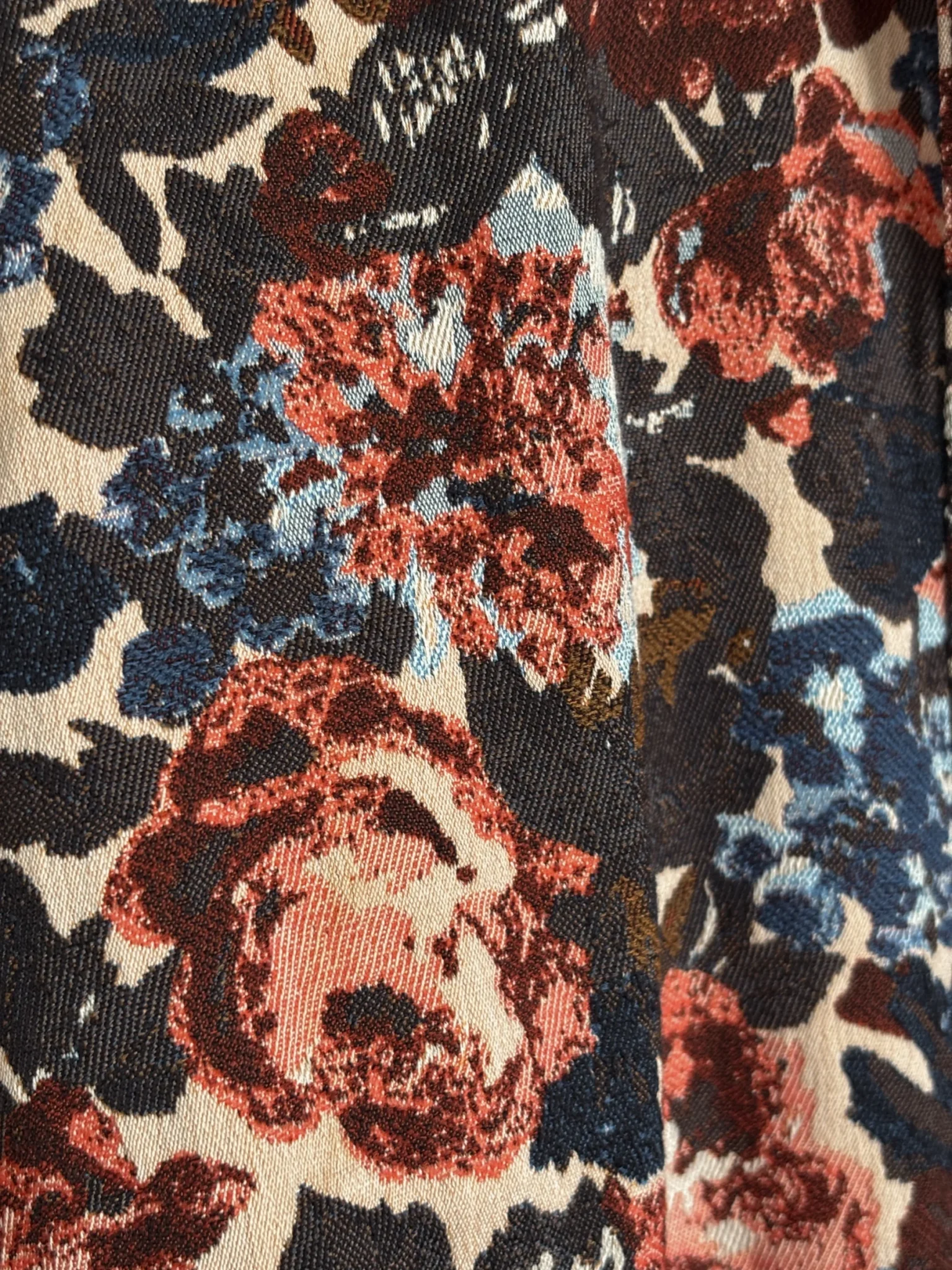 Image for Sézane floral jacket – Size M – Floral jacquard