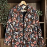 Thumbnail for Sézane floral jacket – Size M – Floral jacquard