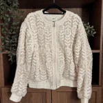 Featured thumbnail for RW&CO. cream embroidered jacket – Size M