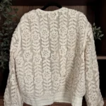 Thumbnail for RW&CO. cream embroidered jacket – Size M