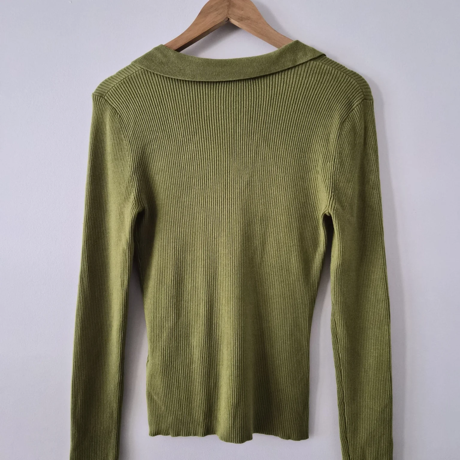 Image for Cardigan col polo vert pistache