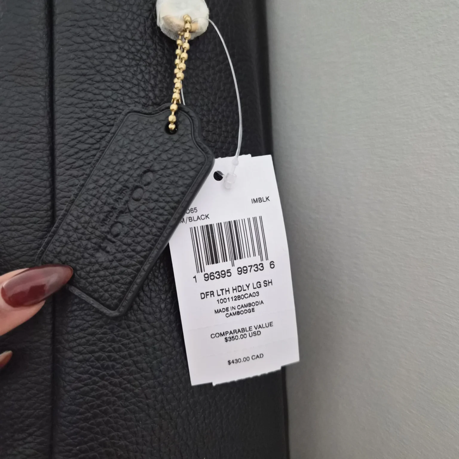 Image for Hadley large shoulder bag – black