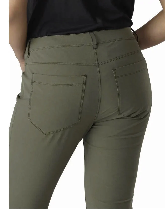 Arc’teryx Women’s Khaki Green Trousers | Size 8 | Hiking Arc'teryx seconde main
