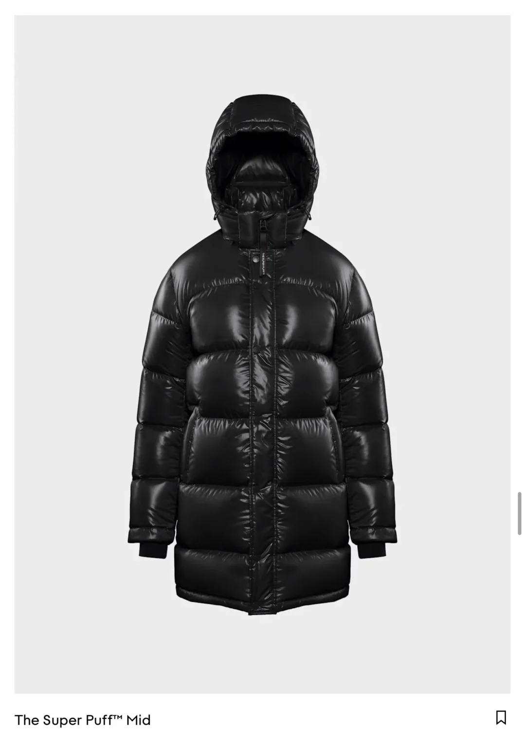 Featured image for Manteau Super Puff Mid Aritzia Hi Gloss Xsmall