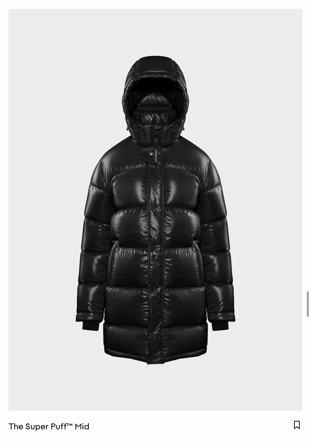 Aritzia Hi Gloss Super Puff Mid Coat, X-small Aritzia seconde main