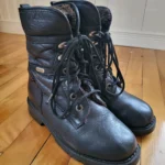 Thumbnail for Pajar winter boots black leather Shearling Lined Combat Boots Size 9