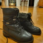 Thumbnail for Pajar winter boots black leather Shearling Lined Combat Boots Size 9