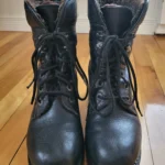 Thumbnail for Pajar winter boots black leather Shearling Lined Combat Boots Size 9