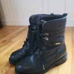 Thumbnail for Pajar winter boots black leather Shearling Lined Combat Boots Size 9