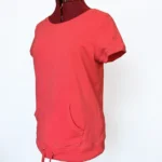 Thumbnail for PURE NRG Athletics – Haut corail à manches courtes poche kangourou et cordon – Taille moyenne (10)