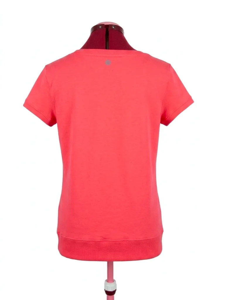 Image for PURE NRG Athletics – Haut corail à manches courtes poche kangourou et cordon – Taille moyenne (10)