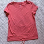 Thumbnail for PURE NRG Athletics – Haut corail à manches courtes poche kangourou et cordon – Taille moyenne (10)