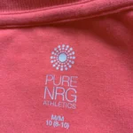 Thumbnail for PURE NRG Athletics – Haut corail à manches courtes poche kangourou et cordon – Taille moyenne (10)