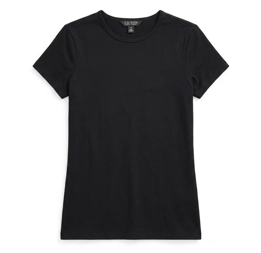 by Ralph Lauren – Classic black crew-neck T-shirt – Medium (M) Ralph Lauren seconde main